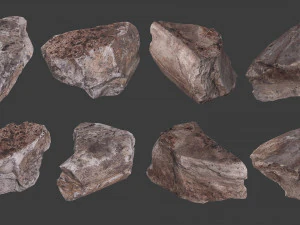 scanned construction debris pack 3D Model