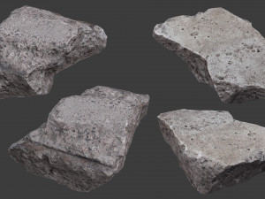 scanned construction debris pack 3D Model