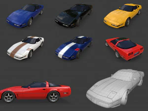 american cars ultimate collection 3D Model