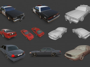 american cars ultimate collection Modello 3D