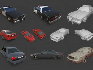 american cars ultimate collection 3D Model