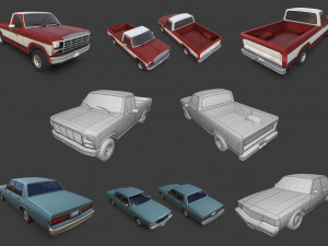 american cars ultimate collection Modello 3D