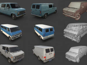 american cars ultimate collection 3D Model