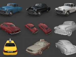 american cars ultimate collection 3D Model