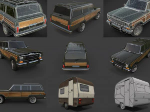 american cars ultimate collection 3D Model