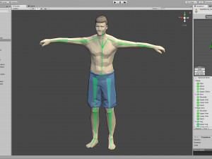 lowpoly rigged male essentials Modèle 3D