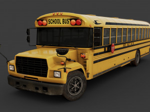 school bus 3Dモデル