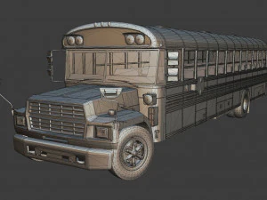 school bus 3D Model