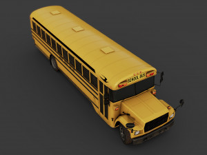 school bus Model 3D