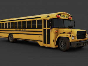 school bus Model 3D