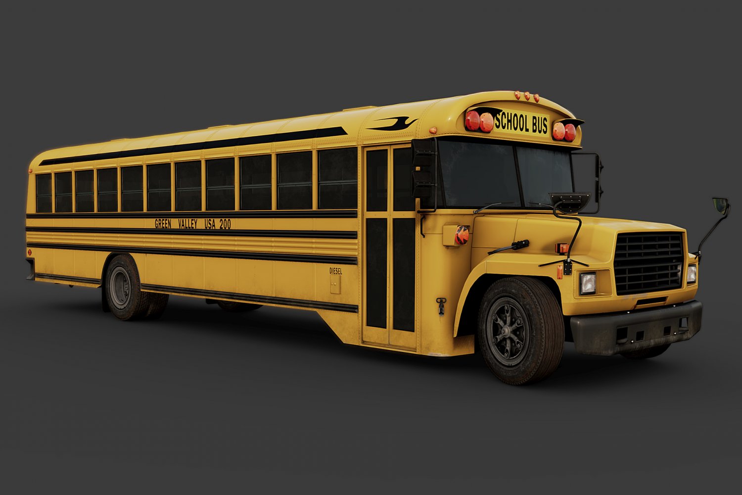 School bus 3. Школьный автобус Лоу Поли. Школьный автобус 3d model. Автобус школьный 3d модель русский. 3д модель американский школьный автобус.