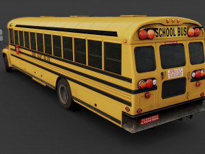 school bus Model 3D