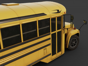 school bus Model 3D