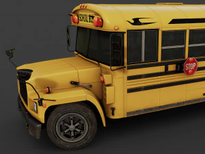 school bus 3D Model