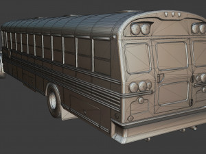 school bus Model 3D