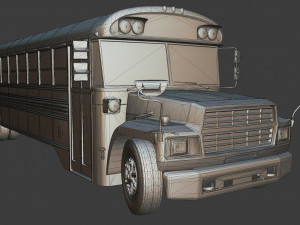 school bus Model 3D