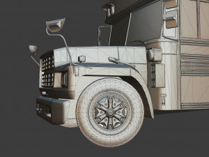 school bus Model 3D