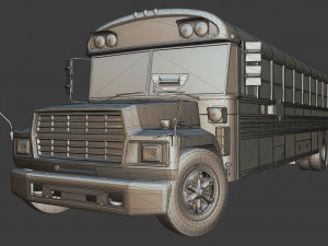 school bus Model 3D