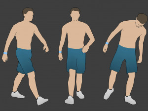 rigged lowpoly male character - max 3D Model
