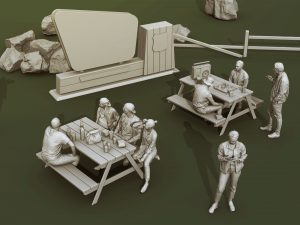 Hyperreality Lowpoly Essentials 3D मॉडल
