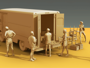 Hyperreality Lowpoly Essentials 3D मॉडल