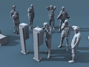 Hyperreality Lowpoly Essentials 3D मॉडल
