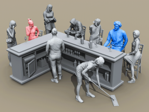 Hyperreality Lowpoly Essentials 3D मॉडल