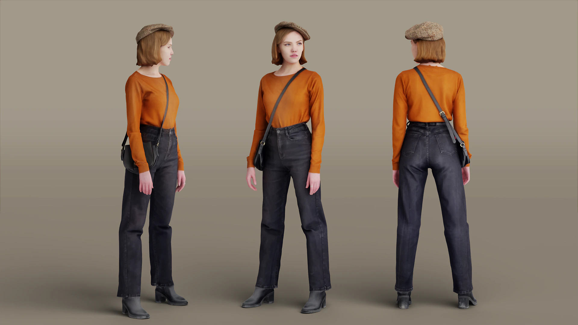 All People Are Sisters 3D Model .c4d .max .obj .3ds .fbx .stl .blend
