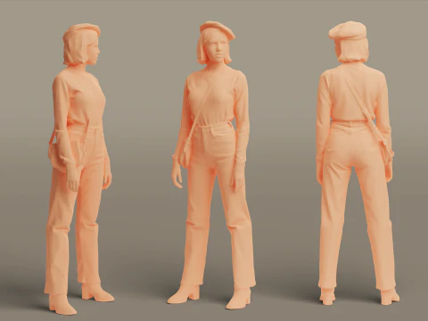 All People Are Sisters 3D Model