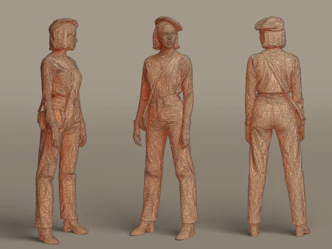 All People Are Sisters 3D Model