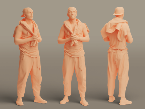 City Man Modèle 3D