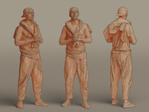 City Man Modèle 3D