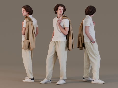 Casual Elegance 3D 模型