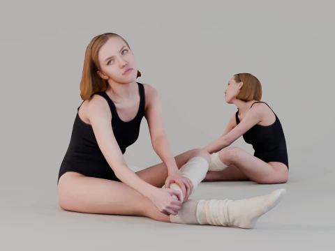 Черный лебедь 3D Модель