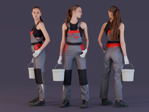 Vest&iacute;gios de tinta Modelo 3D