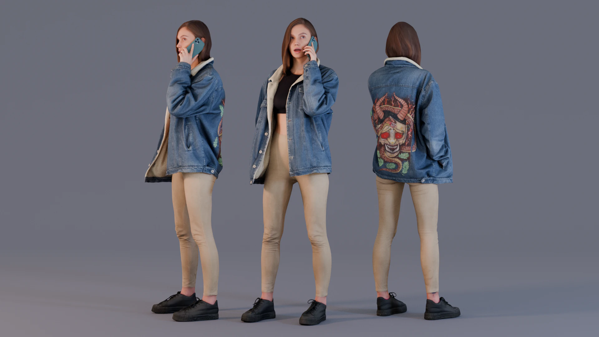 シックな街並み 3Dモデル .c4d .max .obj .3ds .fbx .stl .blend 