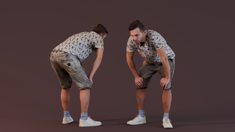 Too Old for This Model 3D .c4d .max .obj .3ds .fbx .stl .blend