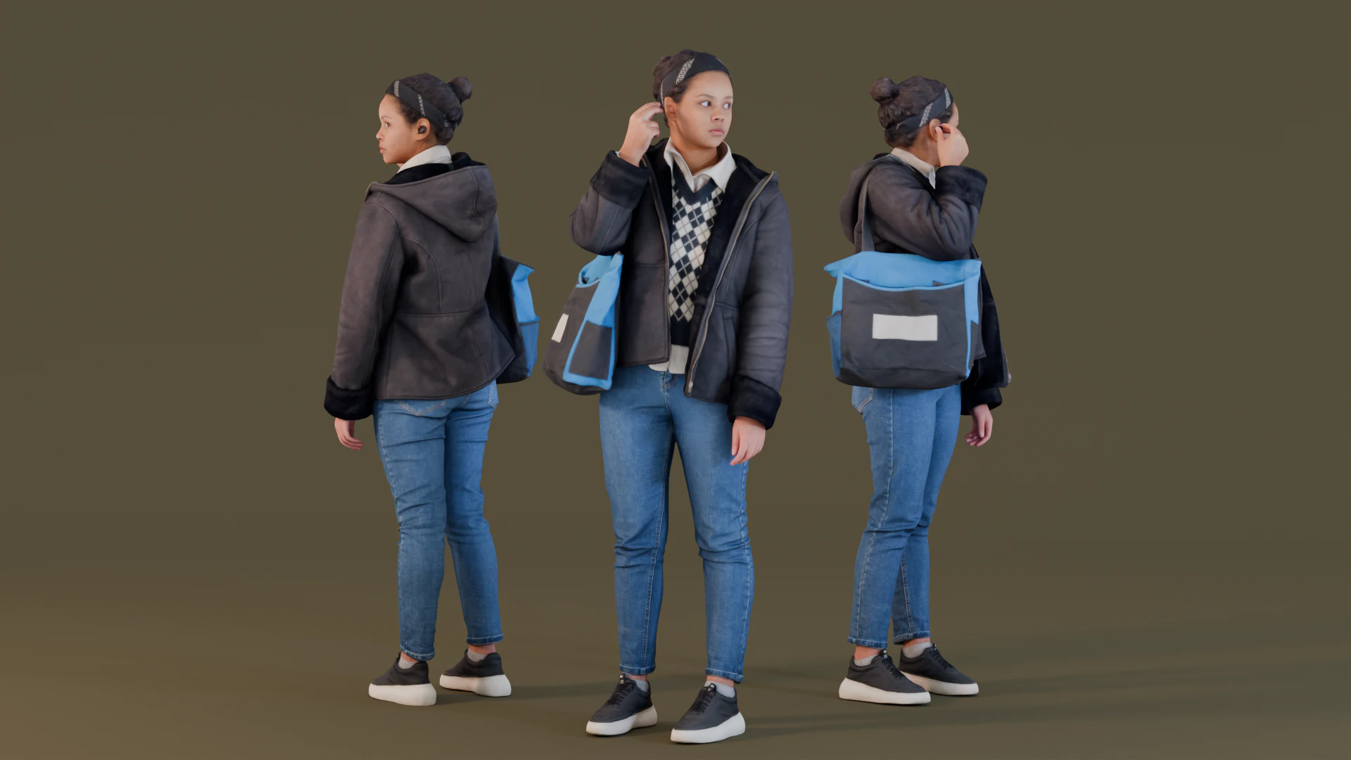 Streetwise Listener 3D Model .c4d .max .obj .3ds .fbx .stl .blend 