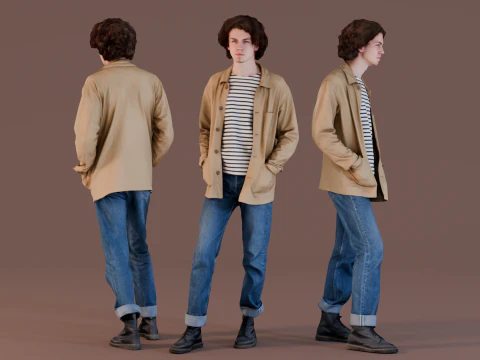 Perdoe seu franc&ecirc;s Modelo 3D