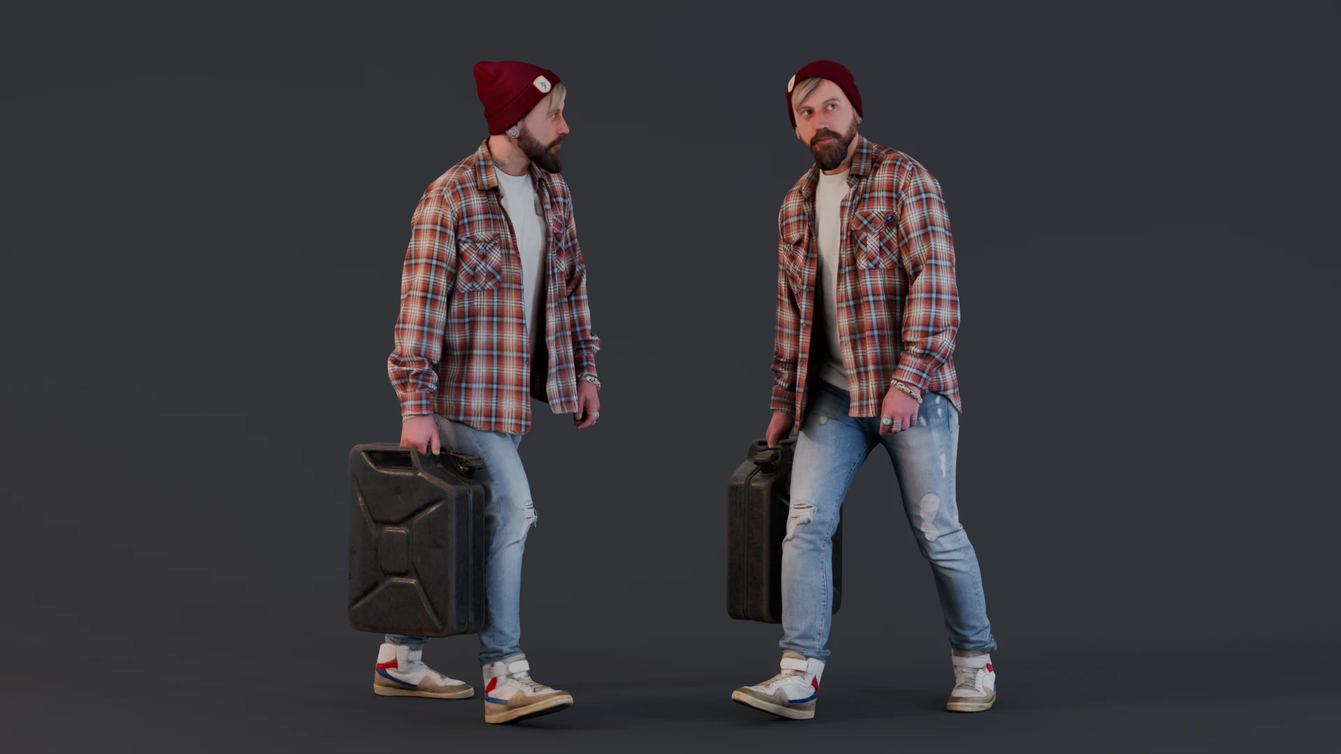 Gasoline walk 3D Model .c4d .max .obj .3ds .fbx .stl .blend 