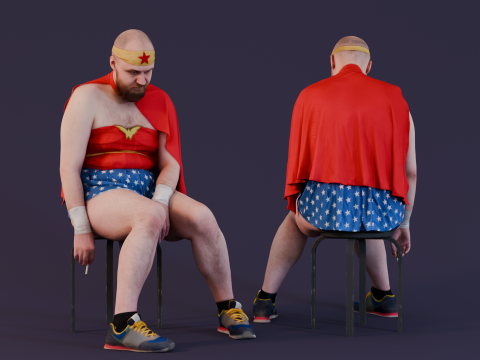 The Hero We Deserve 3D Model