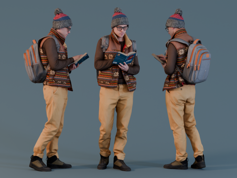 Adventurous Reader - To Infinity and Beyond 3D Model