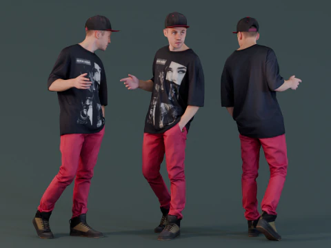 Міський вуличний стиль 3D Модель