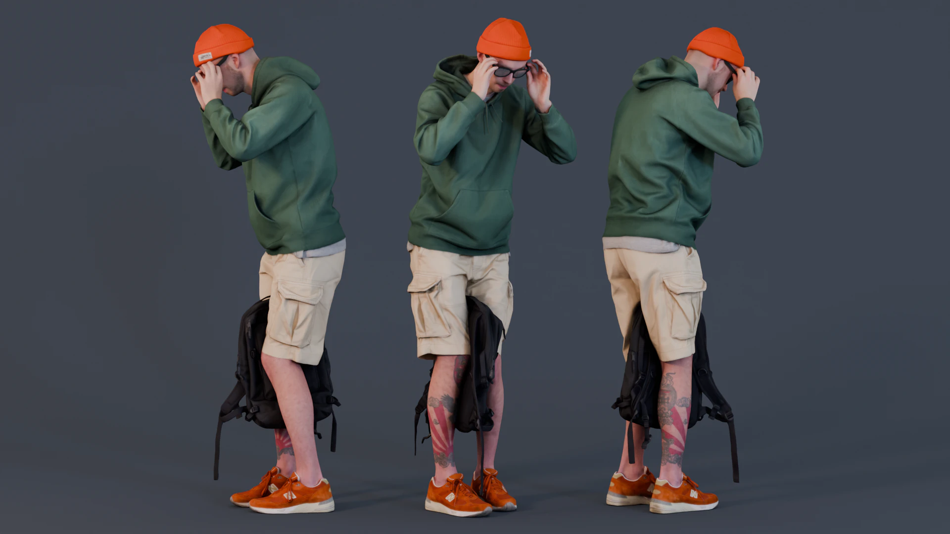 見てみましょう - カジュアルエクスプローラー 3Dモデル .c4d .max .obj .3ds .fbx .stl .blend