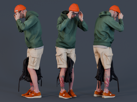 Let Me Take a Look - Casual Explorer 3Dモデル