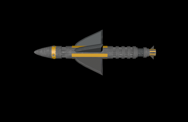 futuristic missile Modèle 3D .c4d .max .obj .3ds .fbx .stl .blend 