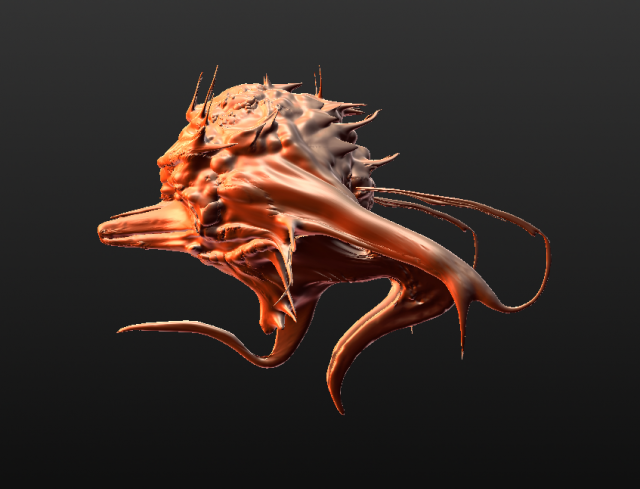 hawk monster 3D मॉडल .c4d .max .obj .3ds .fbx .stl .blend 