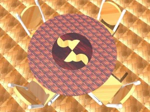 ダイニングテーブル 3Dモデル