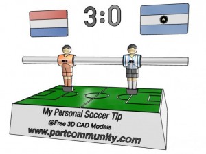 nederland vs argentina Modèle 3D