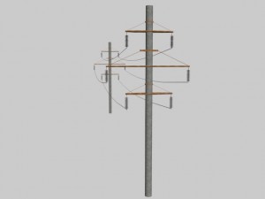 electric tower Modello 3D